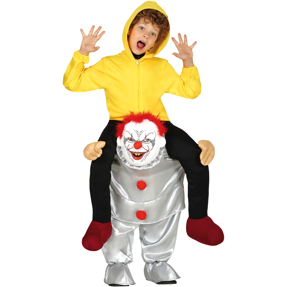 Costume Lasciami Andare Clown Cattivo Travestimento Halloween Cosplay Georgie It - 8341
