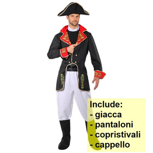 Costume Vestito Abito Travestimento Carnevale Halloween Cosplay Adulto Napoleone - 0291