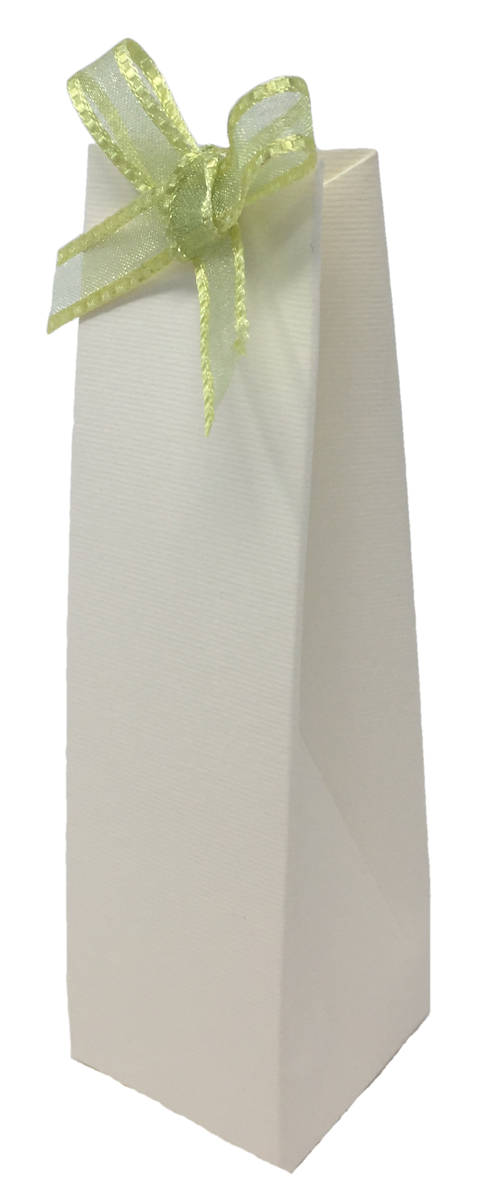 Bomboniera Astuccio Portaconfetti Piramide Bianco - Piram/gen