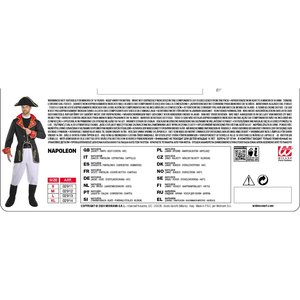 Costume Vestito Abito Travestimento Carnevale Halloween Cosplay Adulto Napoleone - 0291