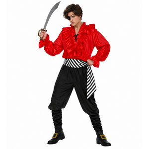Costume Vestito Abito Travestimento Carnevale Halloween Cosplay Adulto Pirata Dei Caraibi