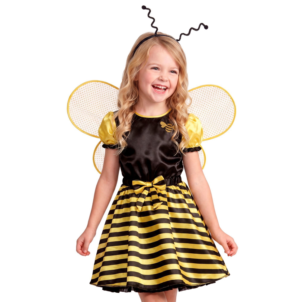 Costume Vestito Abito Travestimento Carnevale Halloween Cosplay Bambina Ape - 0396
