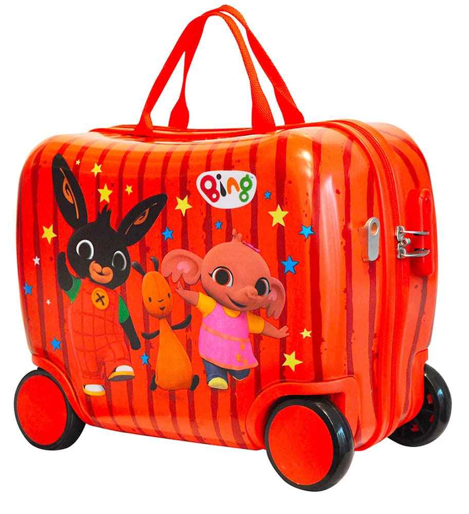 Trolley da Viaggio Bing in ABS Valigia Cavalcabile Bagaglio a Mano 40x32x20 CM -Q99307mc