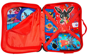 Trolley da Viaggio Bing in ABS Valigia Cavalcabile Bagaglio a Mano 40x32x20 CM -Q99307mc