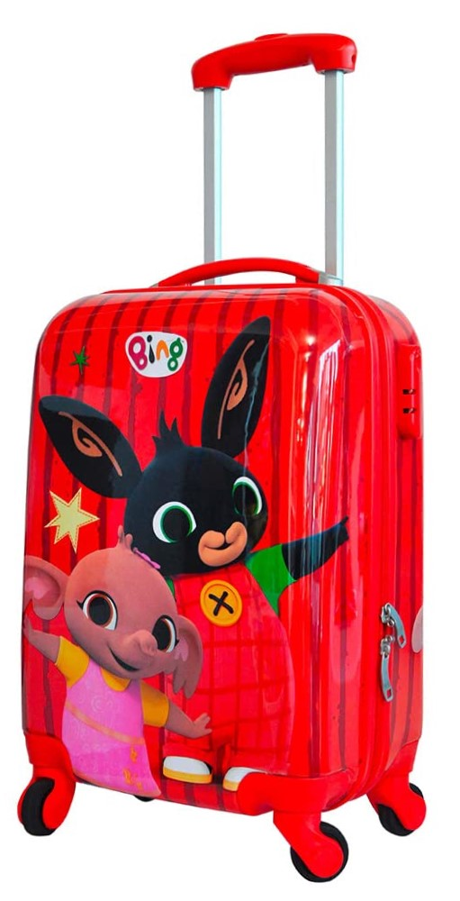 Trolley da Viaggio Cabina Valigia in ABS - Bing Bunny Coniglietto - 53 Cm. - Q99306mc