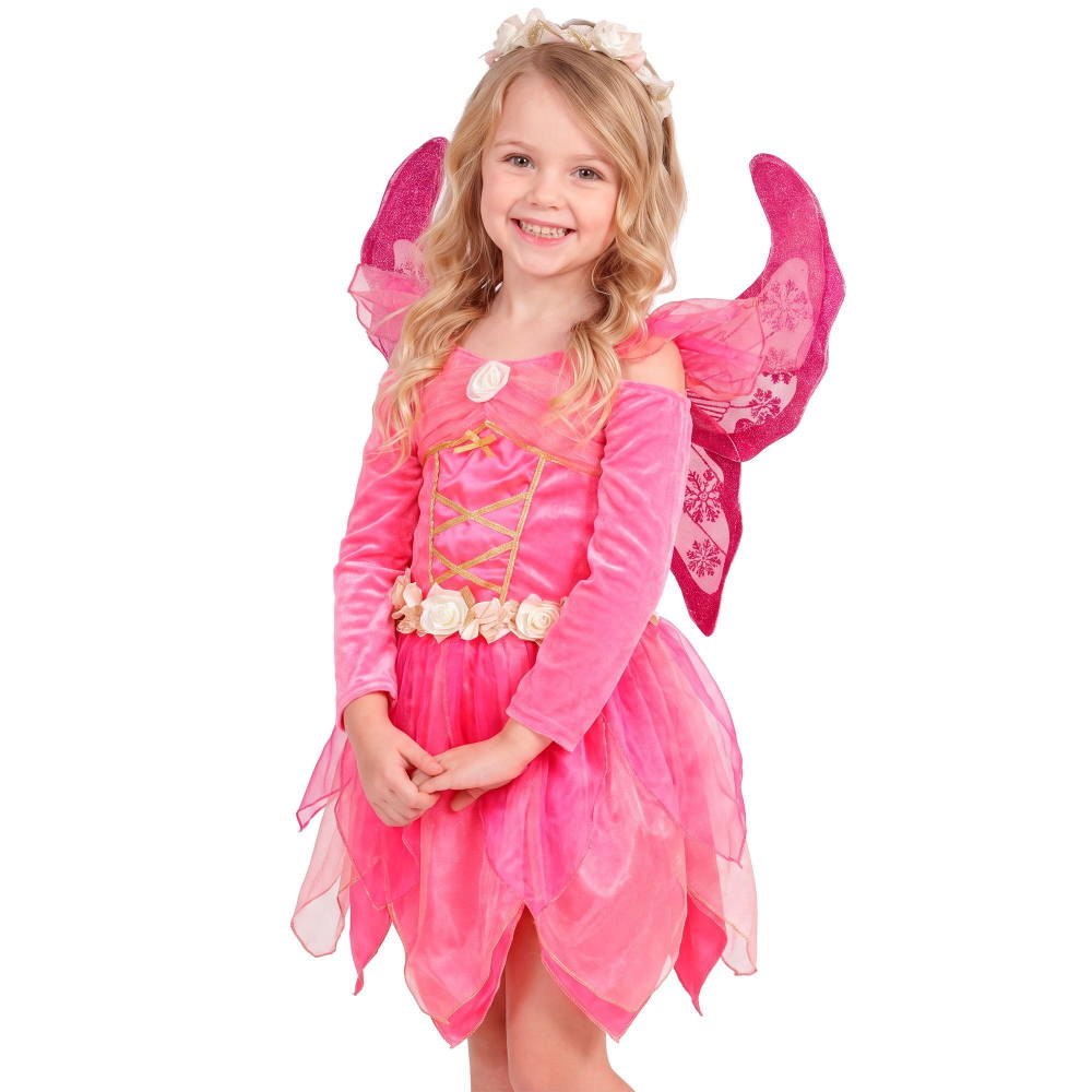 Costume Vestito Abito Travestimento Carnevale Halloween Cosplay Bambina Fatina Del Paese Delle Meraviglie - 4906