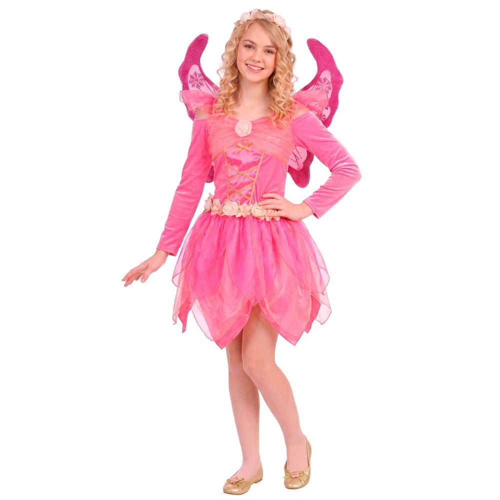 Costume Vestito Abito Travestimento Carnevale Halloween Cosplay Bambina Fatina Del Paese Delle Meraviglie - 4906
