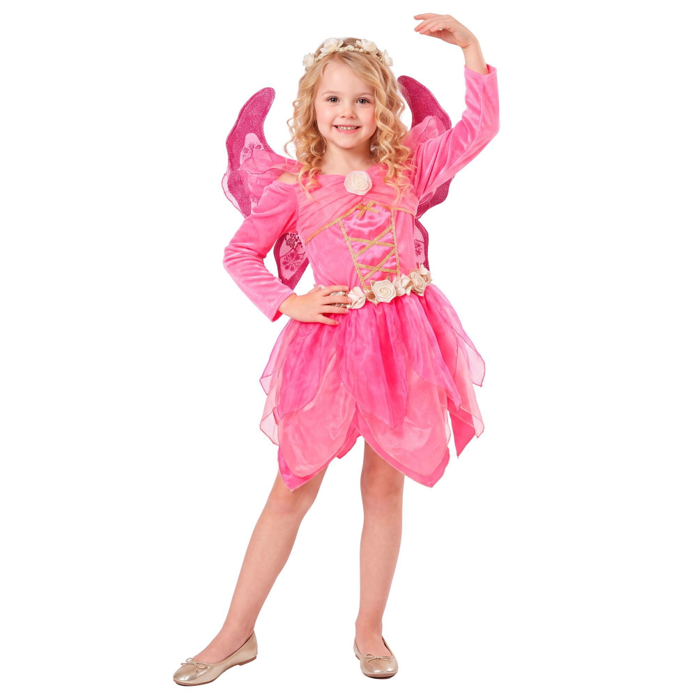 Costume Vestito Abito Travestimento Carnevale Halloween Cosplay Bambina Fatina Del Paese Delle Meraviglie - 4906