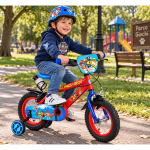 Bicicletta Paw Patrol 12" Età 3/4 Anni Bici con Rotelle - 34587