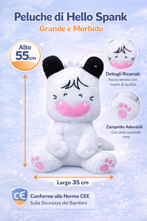 Peluche Hello Spank Pupazzo Favole - 55 Cm. - 49988/55s