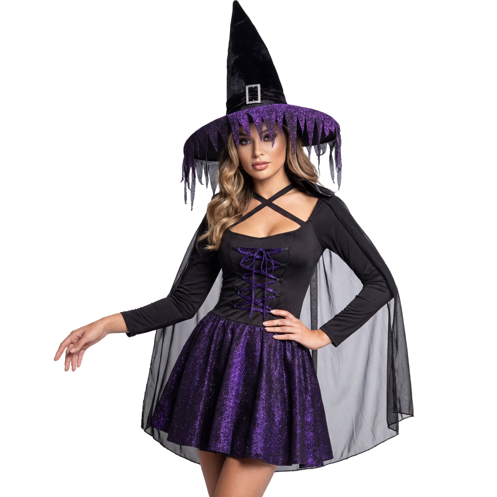 Costume Glimmer Witch Travestimento Strega Halloween Carnevale Cosplay - 0236