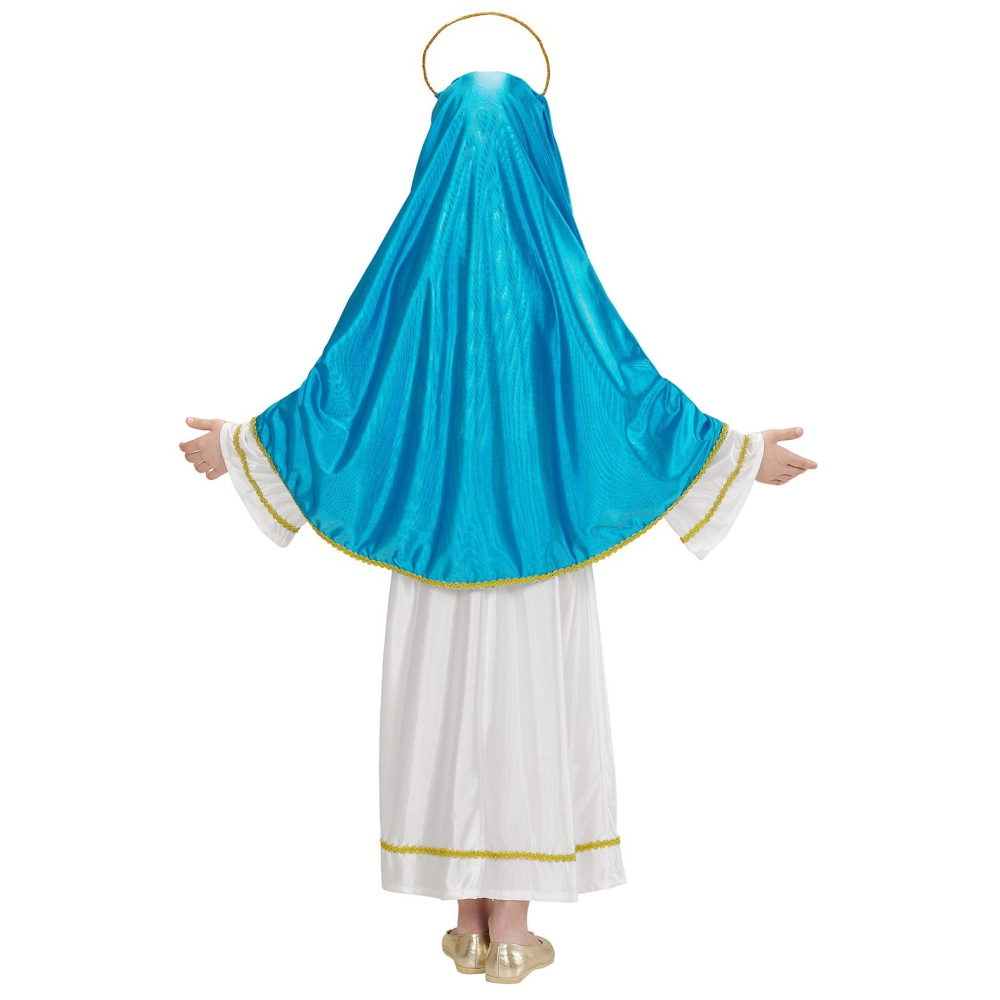 Costume Maria Santissima Travestimento Recita Natale Carnevale Cosplay - 0002