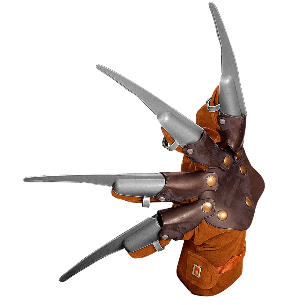 Guanto Horror con Finte Lame Accessorio Travestimento Halloween Cosplay Freddy Krueger - 4636k