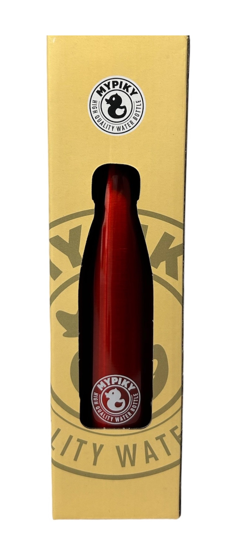 Bottiglia in Acciaio Inox 18/10 Thermos Doppia Parete - Beccuccio Stile Pet Colorata 500 Ml. - Mpas01/6