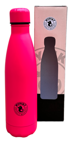 Bottiglia in Acciaio Inox 18/10 Thermos Doppia Parete - Beccuccio Stile Pet Colorata 500 Ml. - Mpas01/8