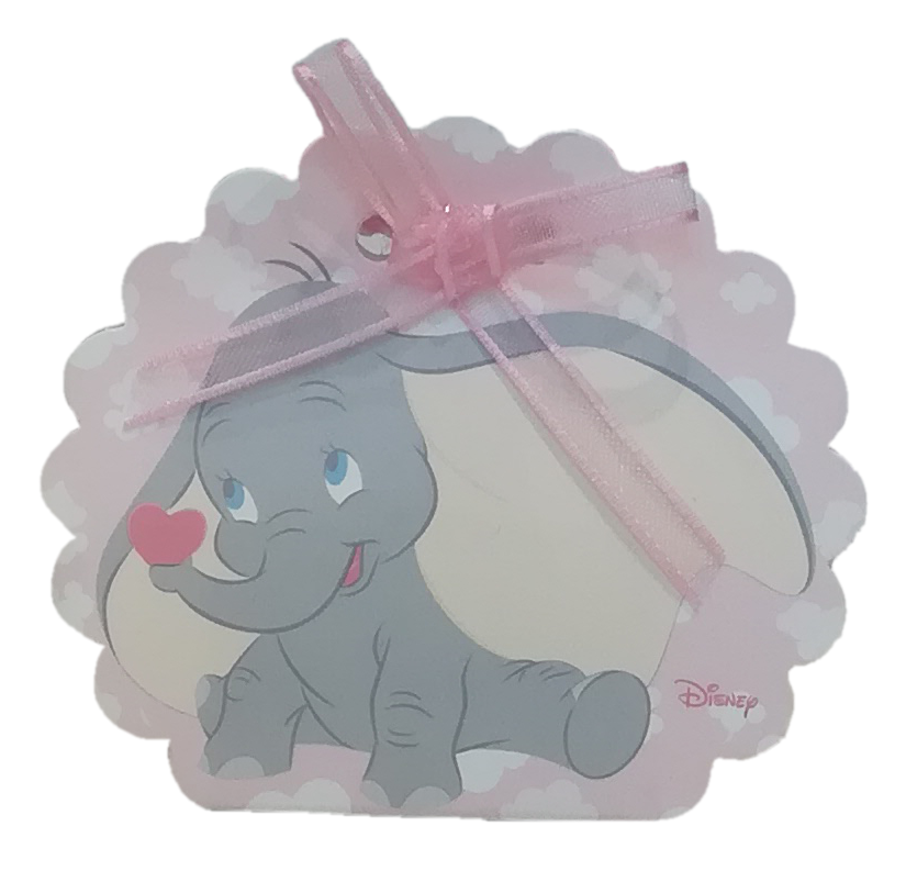 Bomboniera Astuccio Scatolina Portaconfetti Ventagli Dumbo DISNEY X 10 Pz. - 68151