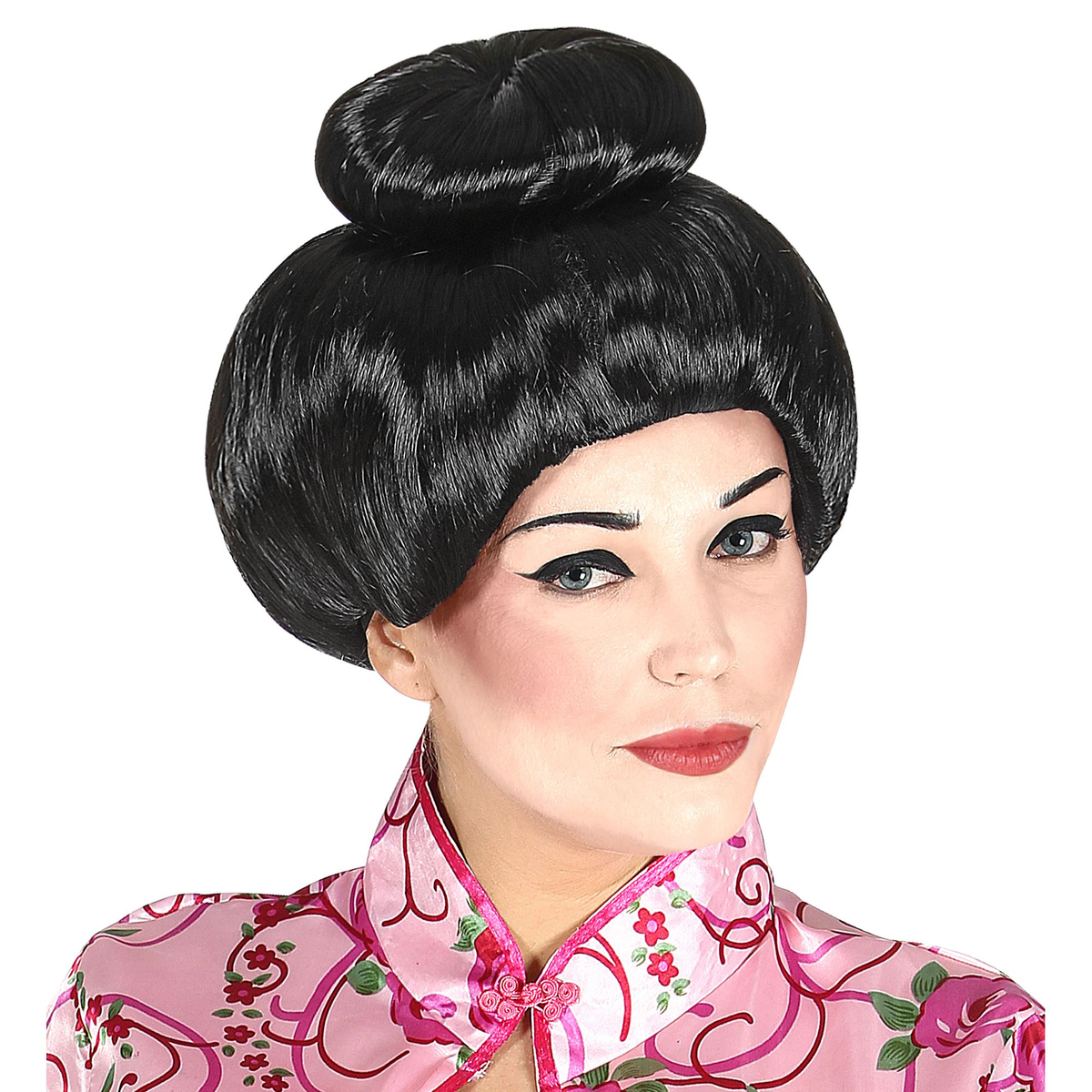 Parrucca Giapponese Geisha - Accessori per Abito Vestito Travestimento Carnevale  - 01509