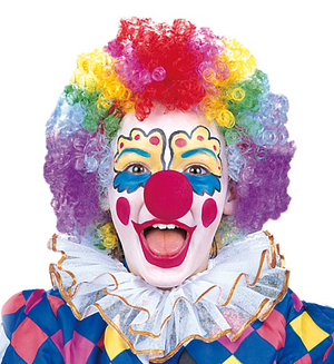 Set Make Up Trucco Clown con Naso - Accessori Abito Vestito Carnevale Halloween - 4044n