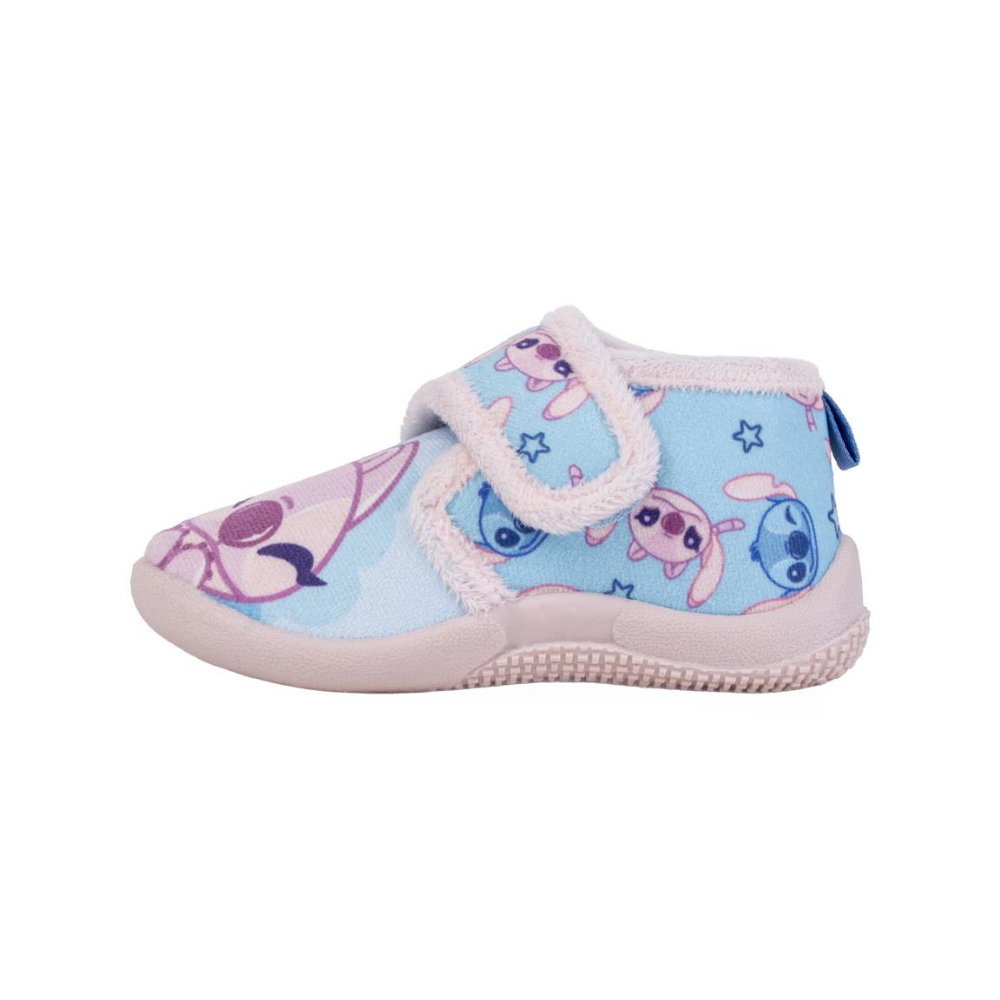 Pantofole Invernali Stitch Angel DISNEY Scarpetta Stivaletto con Suola Antiscivolo Chiusura a Strappo - 7397