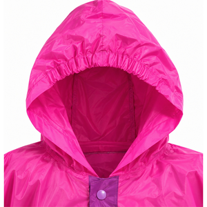 Mantellina Kuromi Sanrio Poncho Impermeabile Antipioggia con Cappuccio - H13552mc
