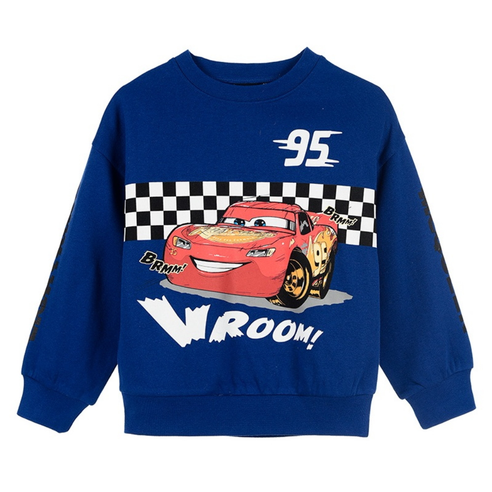 Felpa Cars DISNEY Maglione a Manica Lunga Bambino 3/8 Anni - Zh10177
