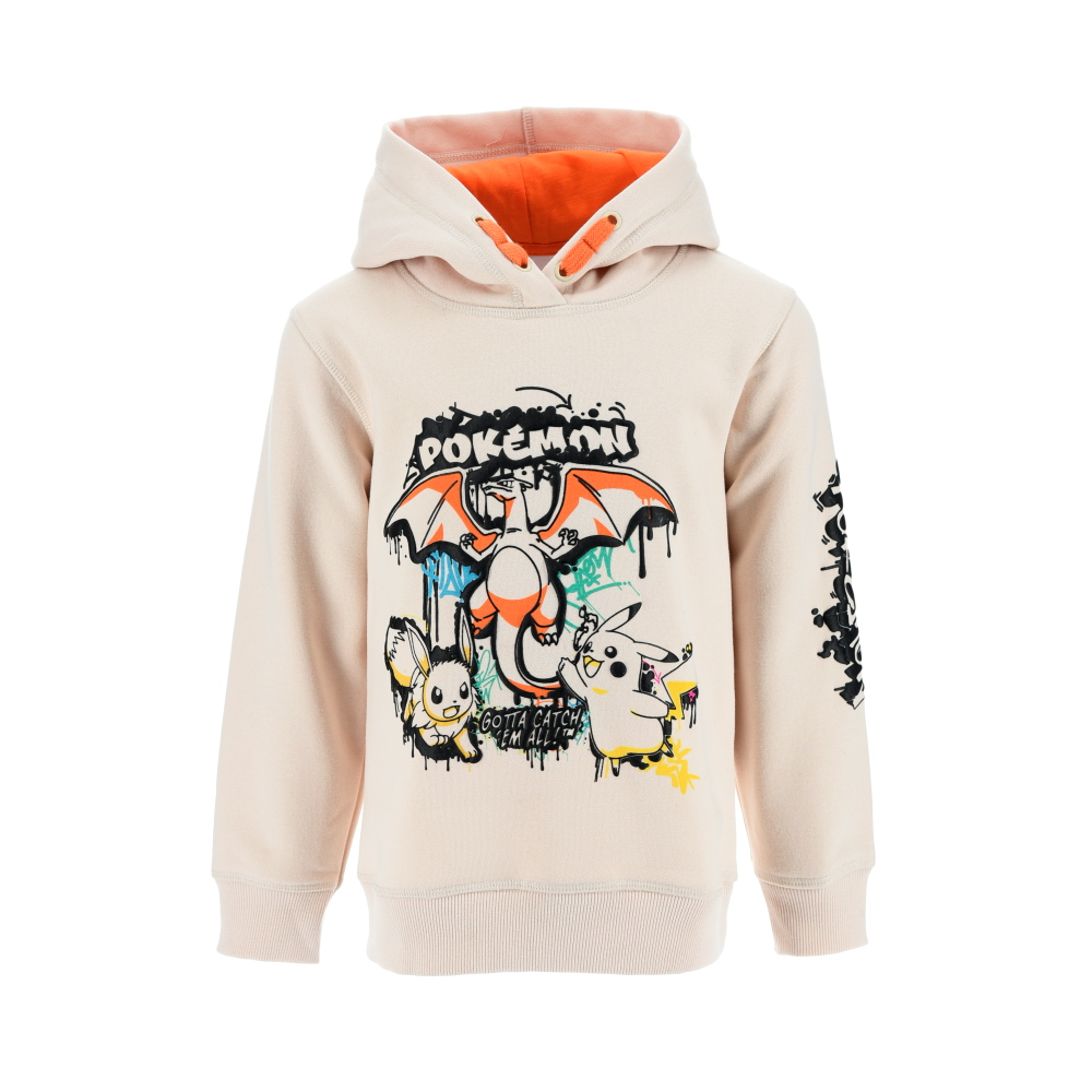 Felpa con Cappuccio Pikachu Pokémon Maglia Manica Lunga 4/10 Anni - Zh10108