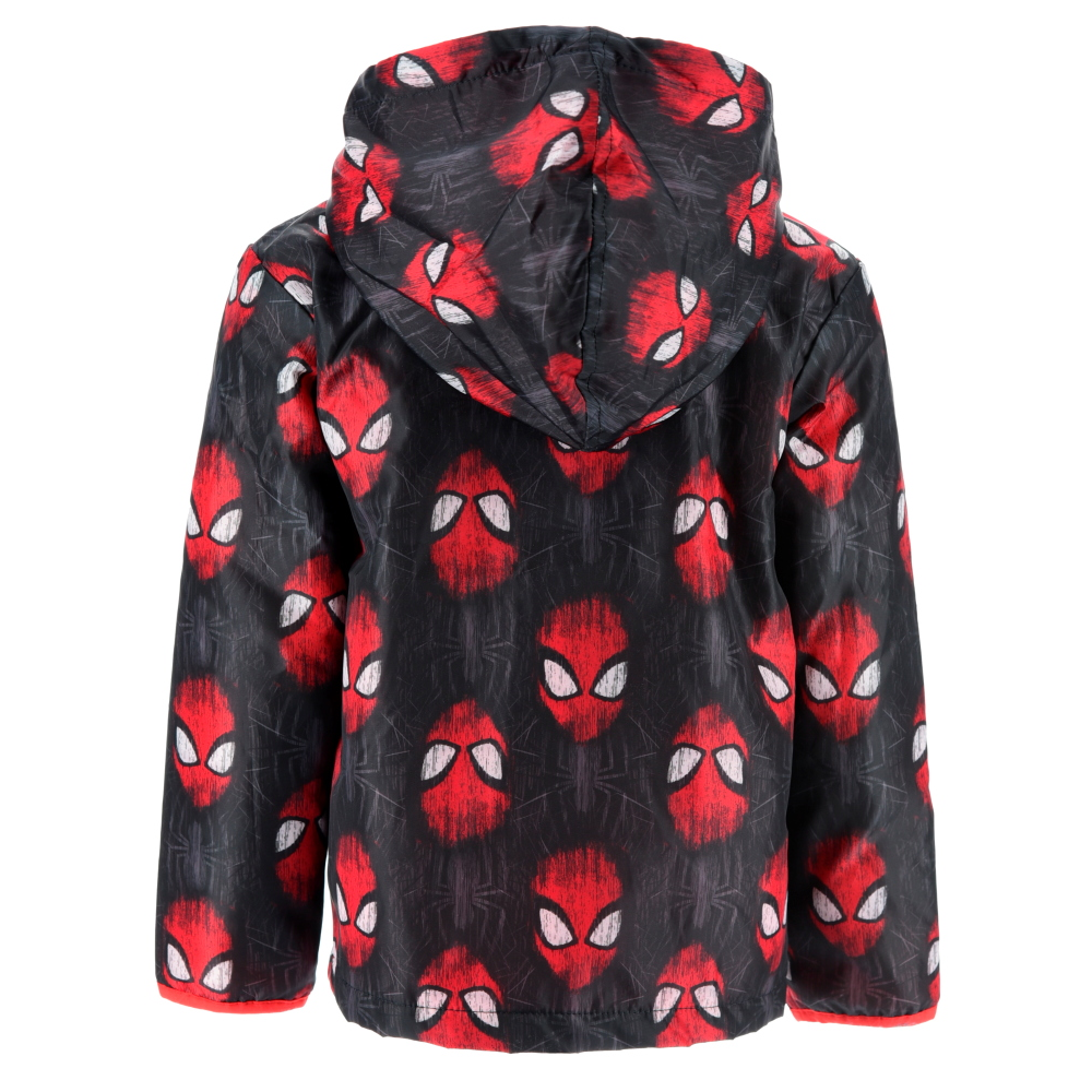 Giubbotto Parka Spiderman MARVEL con Cappuccio Bambino 3/8 Anni - Zh10306