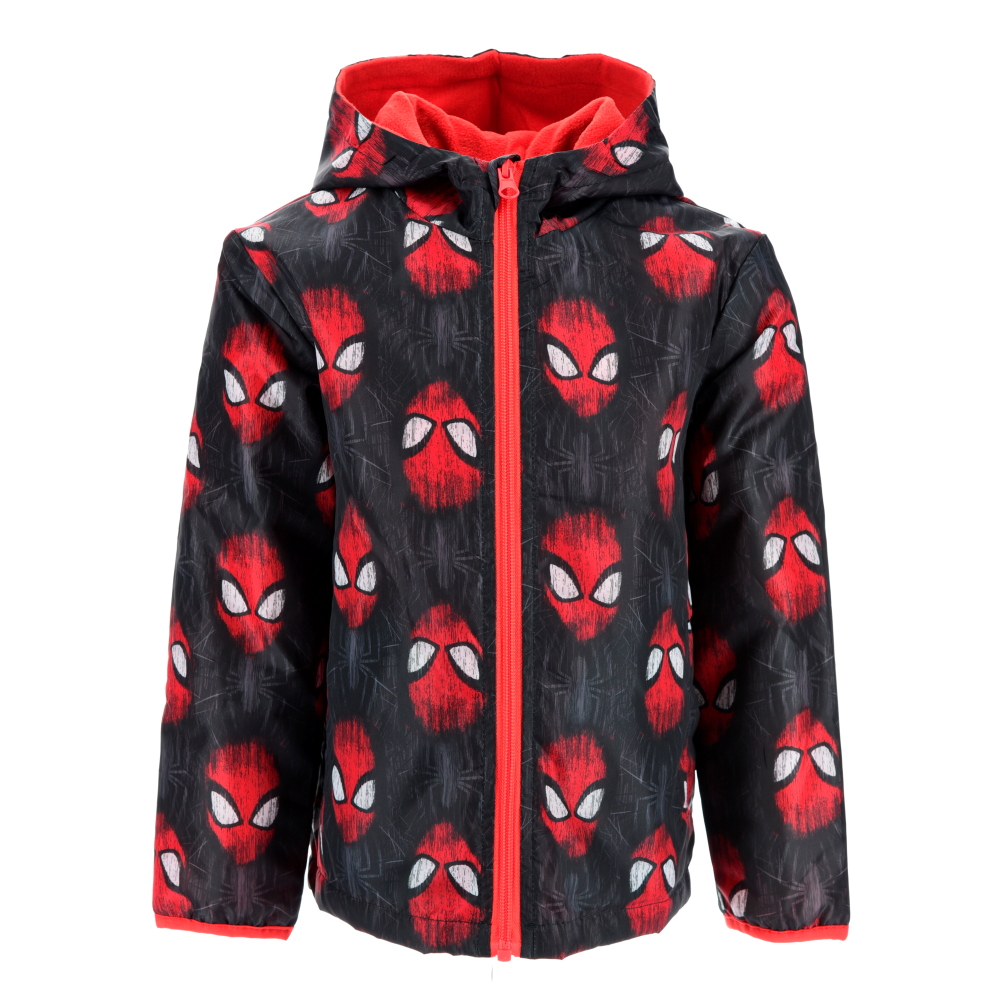 Giubbotto Parka Spiderman MARVEL con Cappuccio Bambino 3/8 Anni - Zh10306