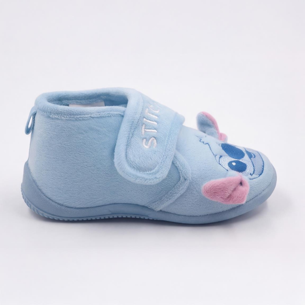 Pantofole Invernali Stitch DISNEY Scarpetta 3d Stivaletto con Suola Antiscivolo Chiusura a Strappo - 7408