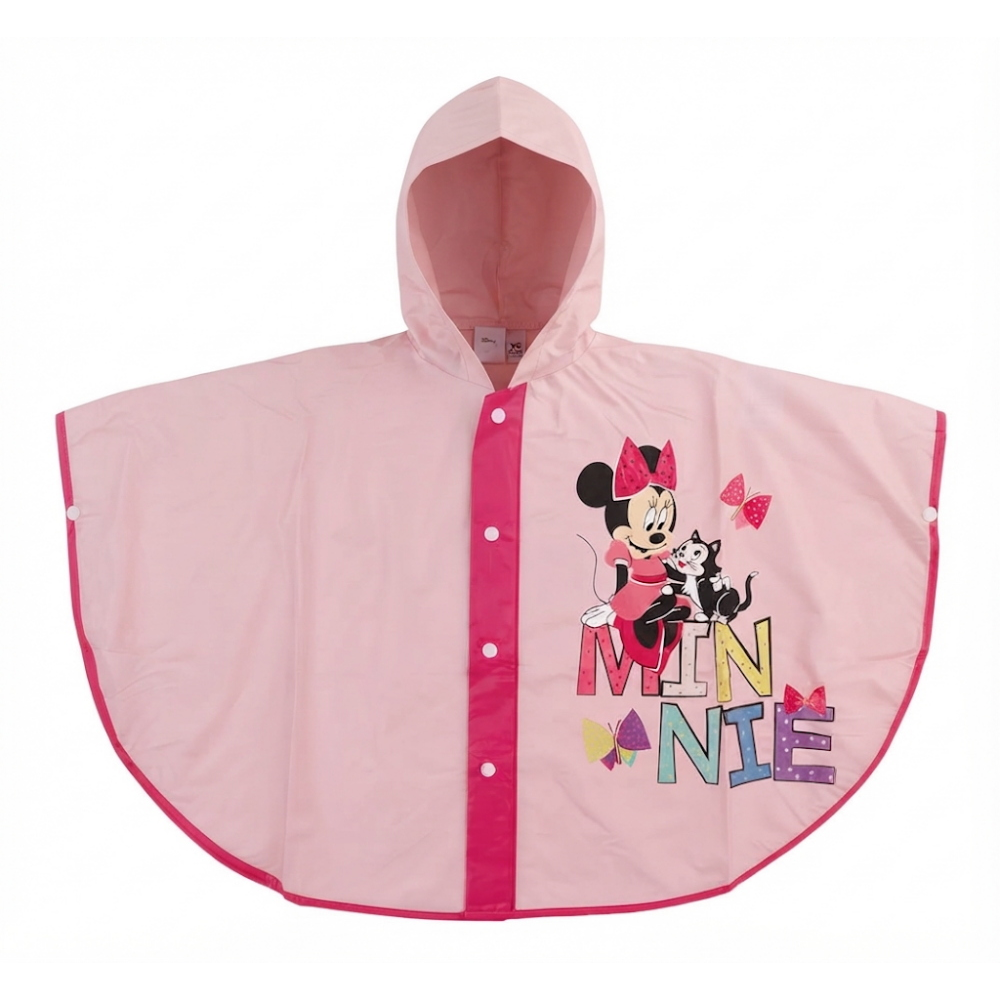 Mantellina Pioggia Minnie DISNEY Impermeabile in PVC per Bambini Taglia Unica - D06524