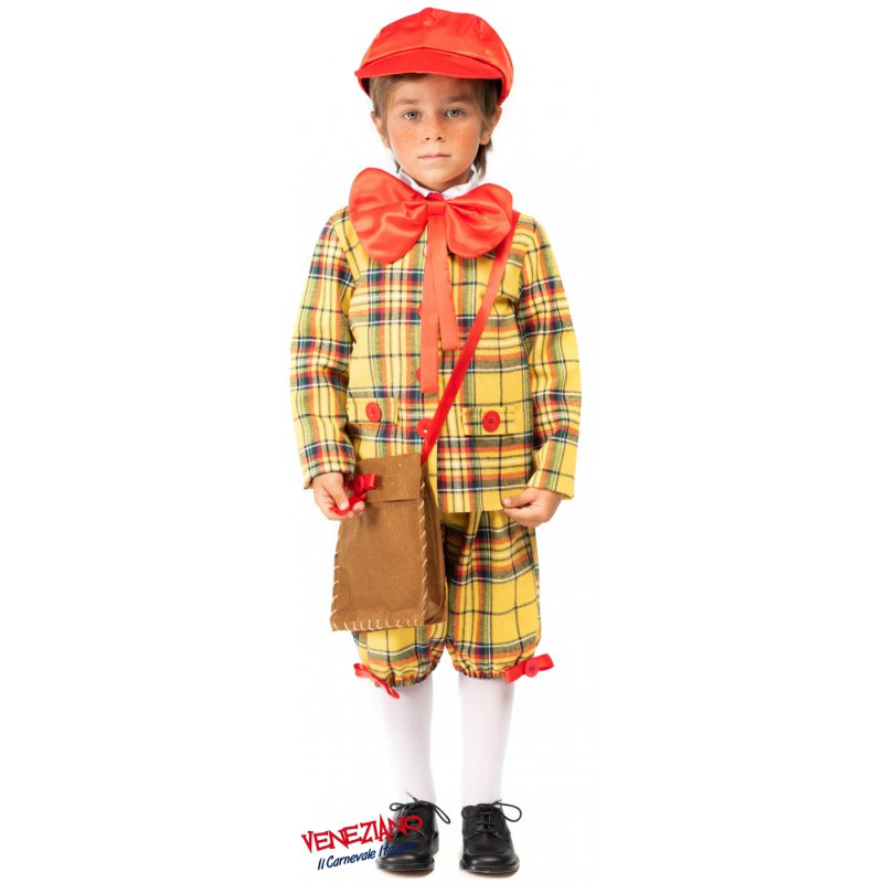 Vestito Carnevale Gianburrasca Costume Travestimento Bambino - 54153