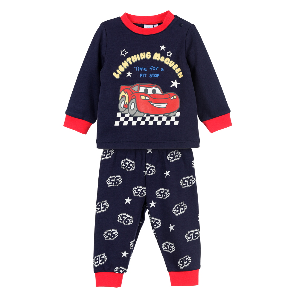 Pigiama Manica Lunga Cars DISNEY Neonato in Cotone - Zh03080blu