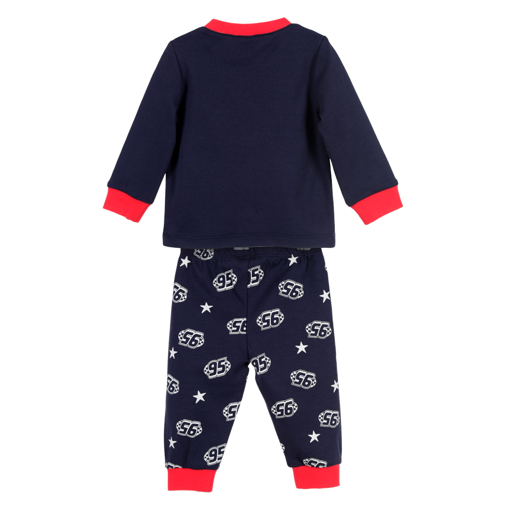 Pigiama Manica Lunga Cars DISNEY Neonato in Cotone - Zh03080blu