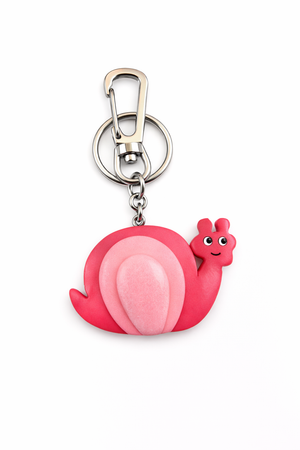 Portachiavi DISNEY in Legno Lumaca, Pesce, Farfalla, Fiore, Cuore