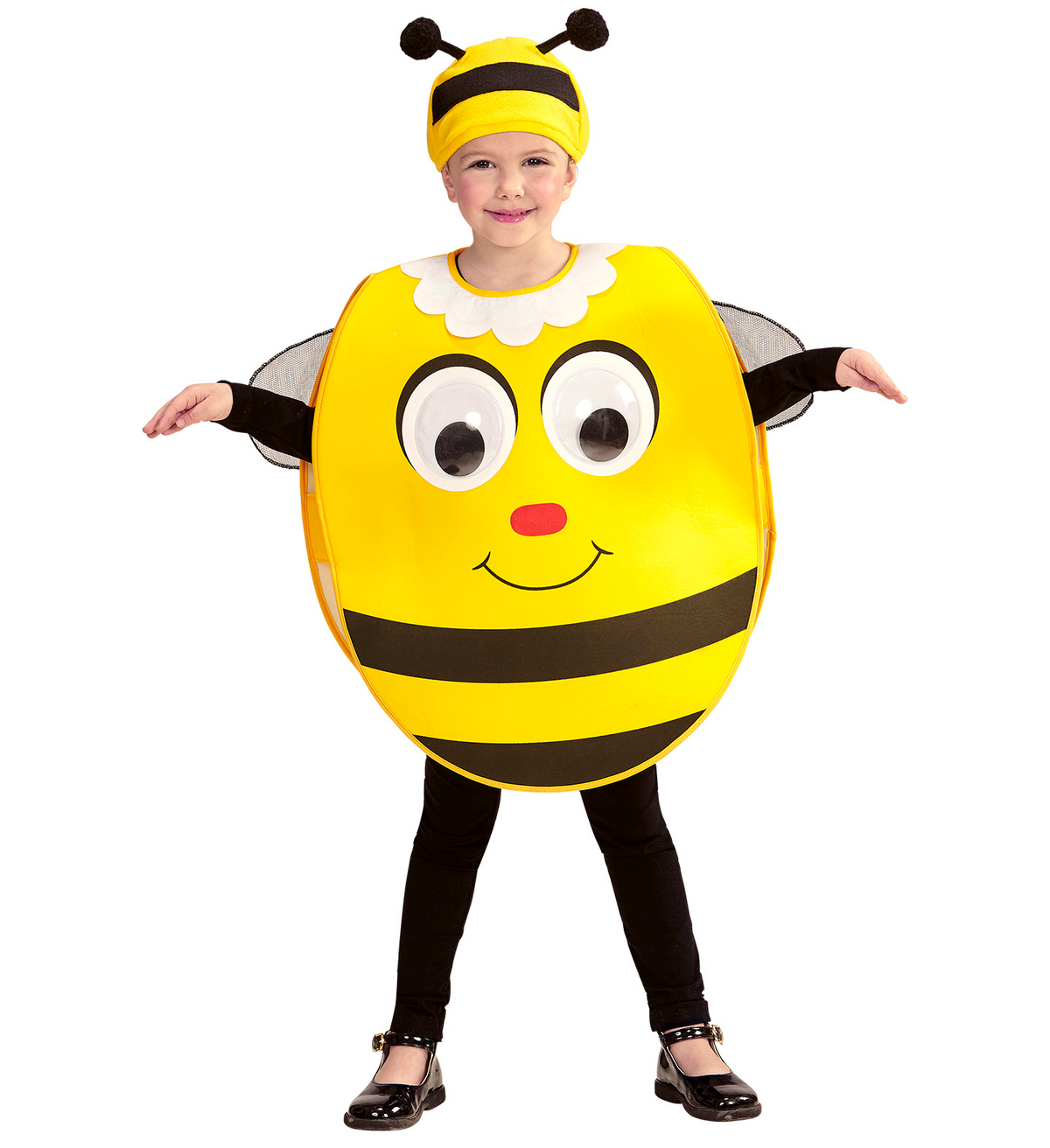 Costume Vestito Abito Travestimento Carnevale Bambina Ape Dagli Occhi Grandi 0148