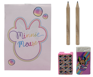 Cubo Cancelleria Minnie Mouse DISNEY Confezione 25 Pezzi Kit per Disegnare e Colorare - Min0583