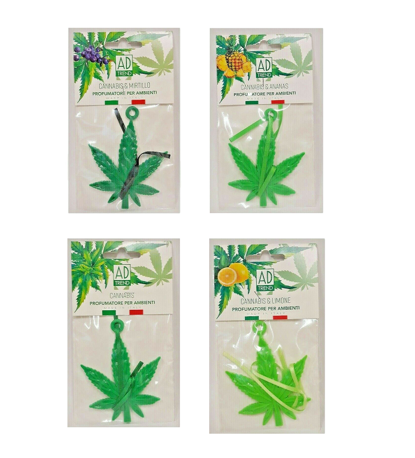 Profumatore Ambiente Foglia Assortito 4 Fragranze Ad Trend