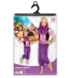 Costume Vestito Abito Travestimento Carnevale Bambina Principessa Araba - Jasmine 7574