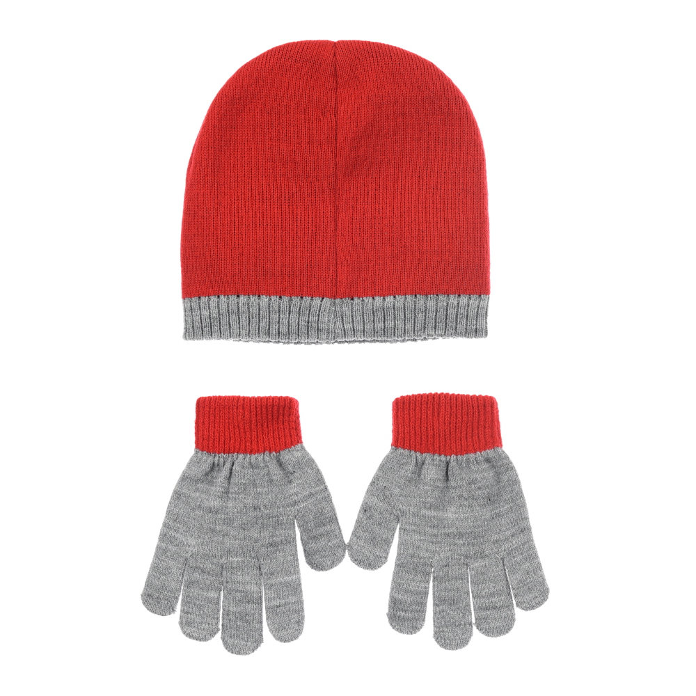 Cappello con Sciarpa e Guanti Spiderman MARVEL Accessorio Invernale per Bambini 100% Acrilico - Zh40121