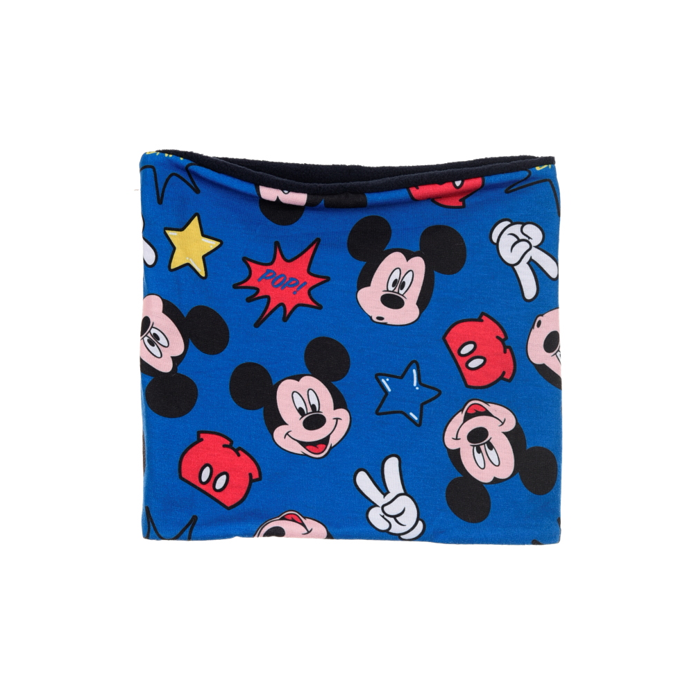 Cappello con Scaldacollo e Guanti Topolino DISNEY Accessorio Invernale per Bambine 100% Acrilico - Zh40123nero