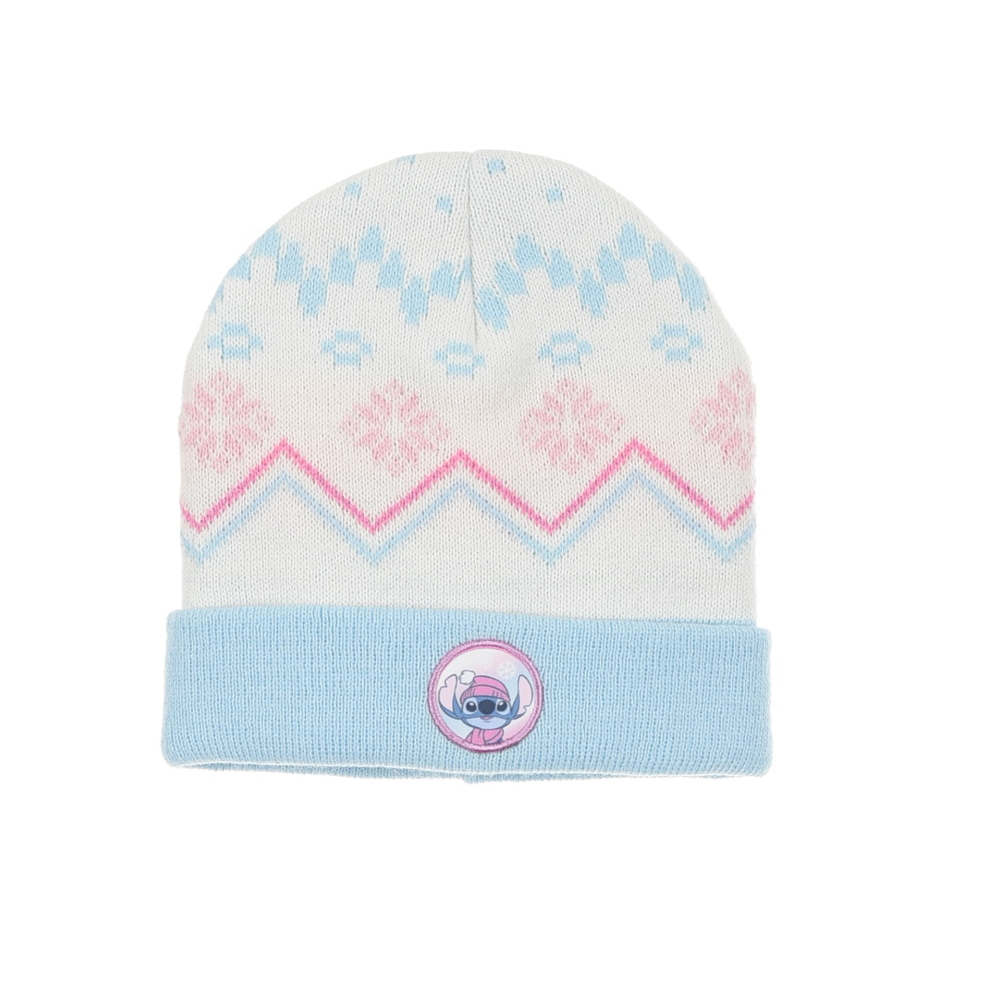 Cappello con Sciarpa e Guanti Stitch DISNEY Accessorio Invernale per Neonate 100% Acrilico - Zh45030celeste