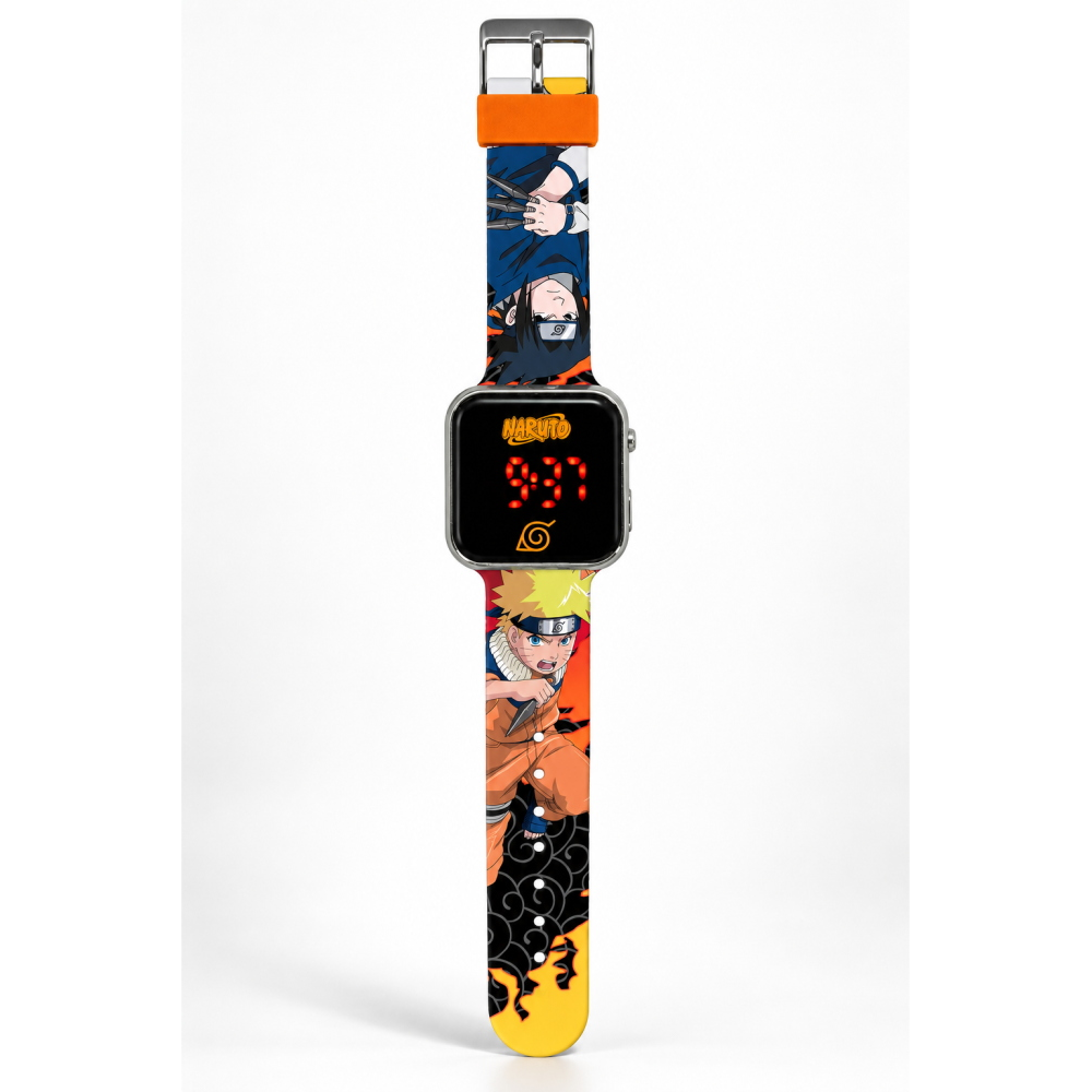 Orologio a LED Naruto e Sasuke da Polso Display Digitale con Cinturino Silicone - Na00002