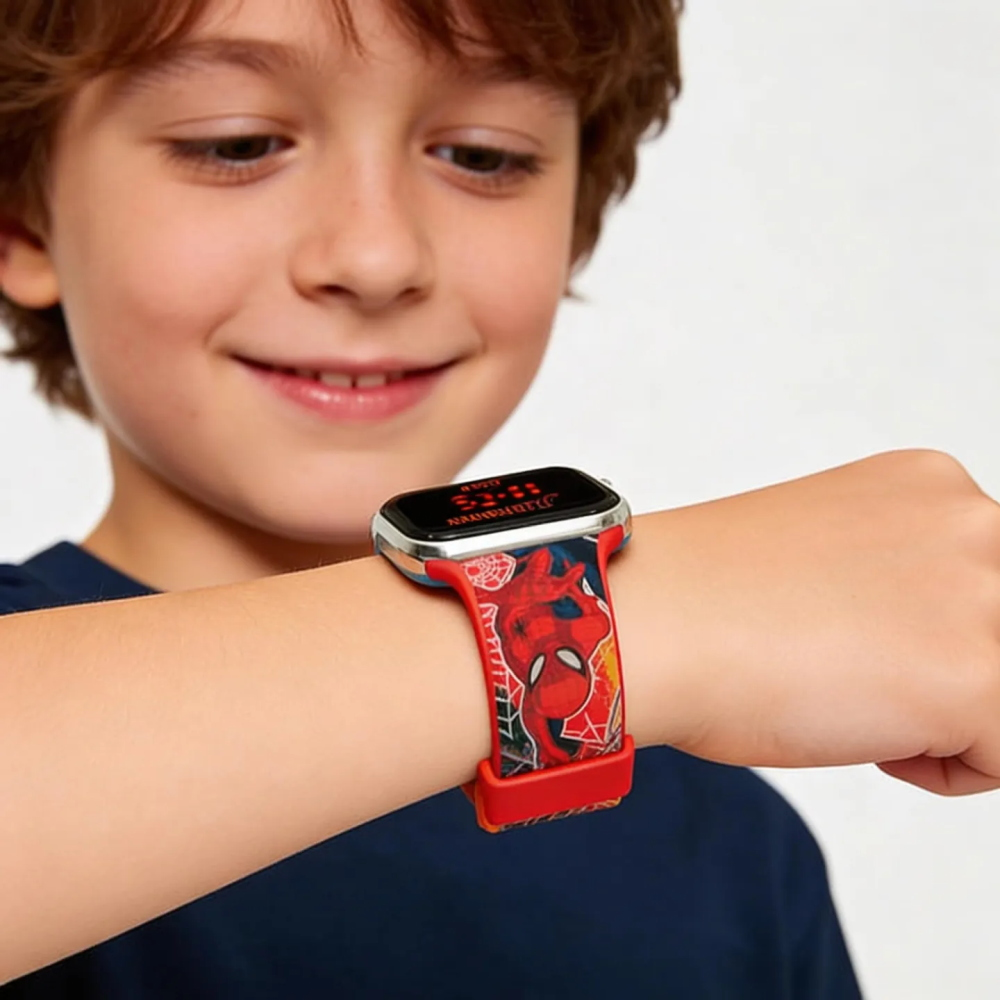 Orologio a LED Spiderman MARVEL da Polso Digitale - Spg4800