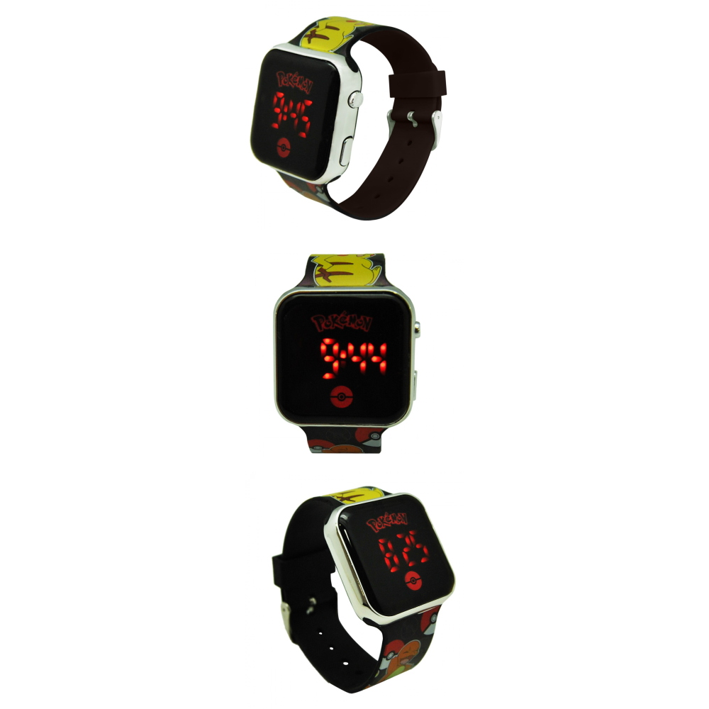 Orologio a LED Pikachu Pokémon da Polso Digitale - Pok4322