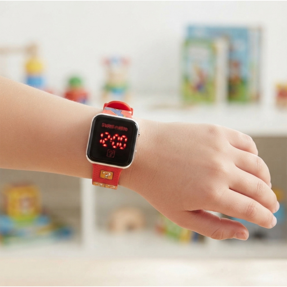 Orologio a LED Super Mario da Polso Digitale - Gsm4107