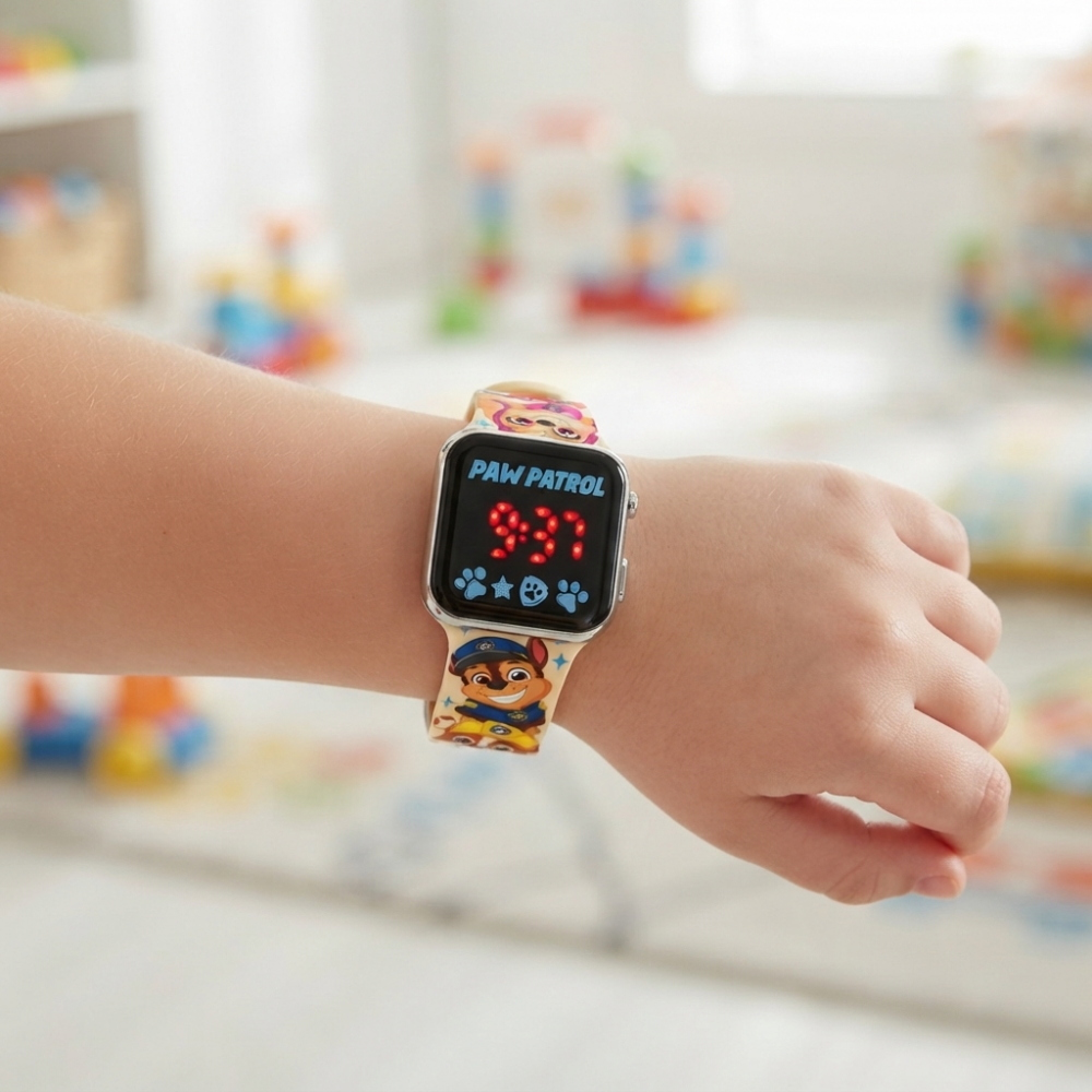 Orologio a LED Paw Patrol da Polso Digitale con Cinturino Silicone - Pw19961