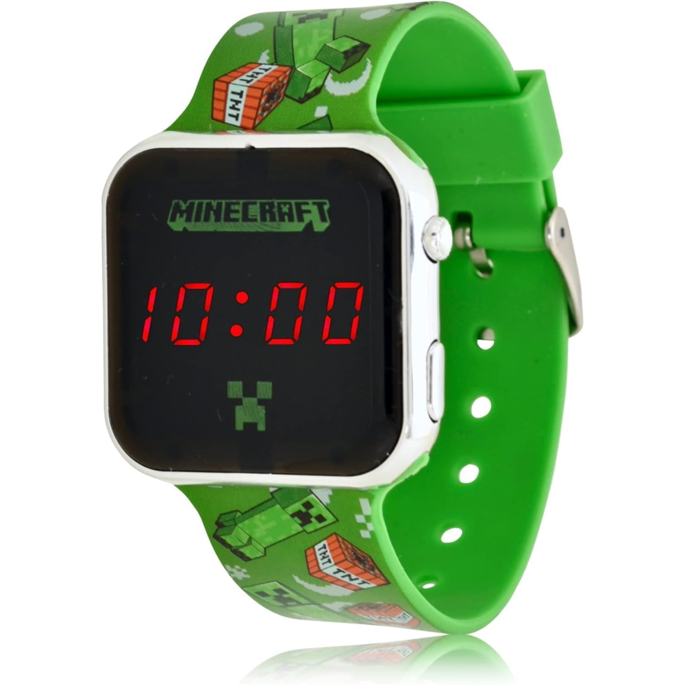Orologio a LED Minecraft da Polso Digitale - Min4129