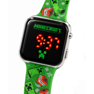 Orologio a LED Minecraft da Polso Digitale - Min4129