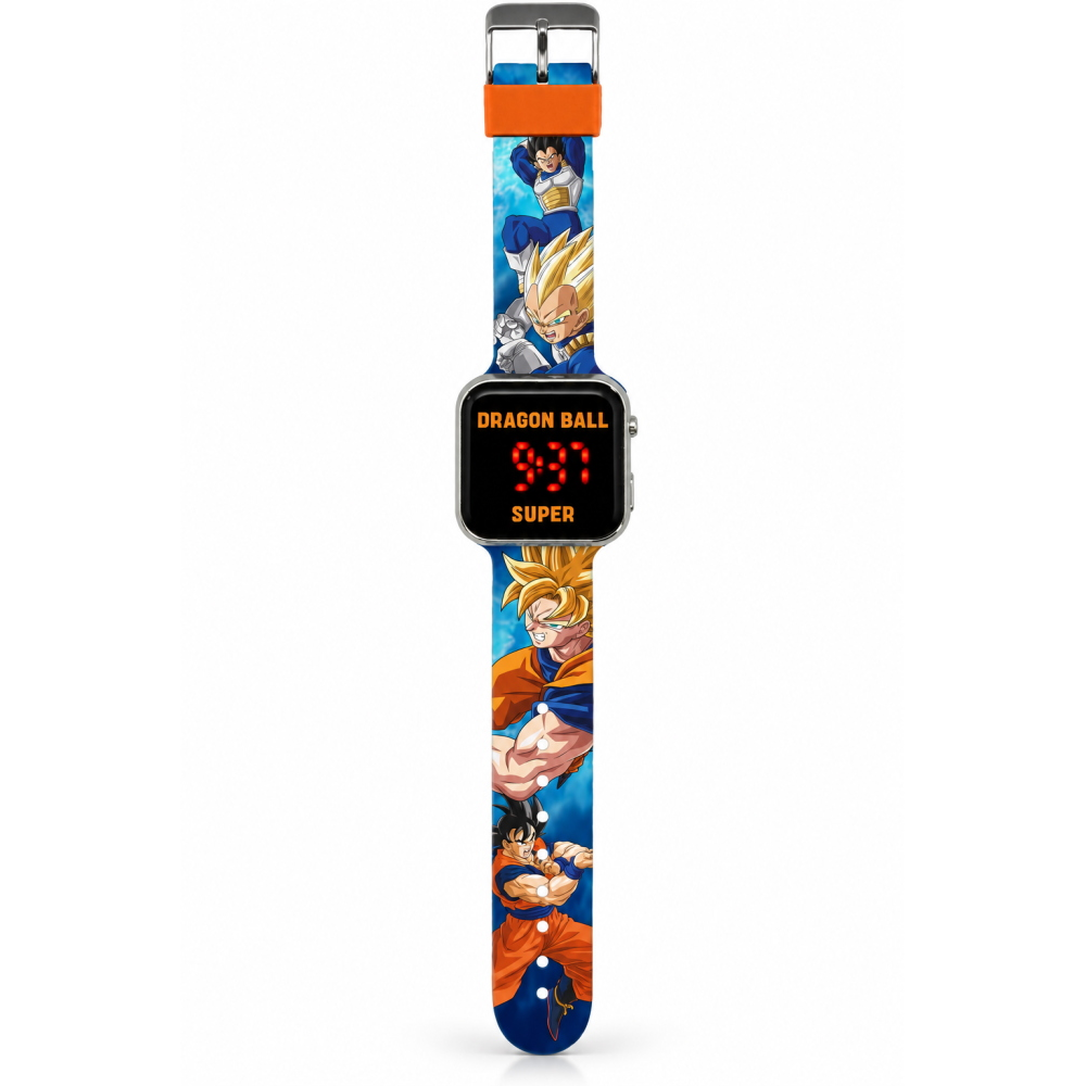 Orologio a LED Dragon Ball Goku Vegeta da Polso Digitale con Cinturino Silicone - Db00003
