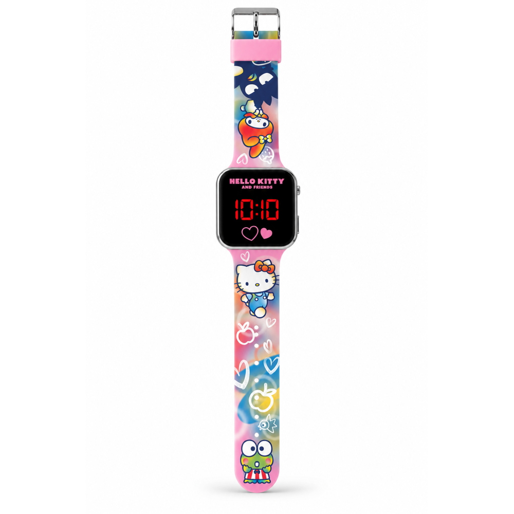 Orologio a LED Hello Kitty da Polso Digitale con Cinturino Silicone - Hk50151